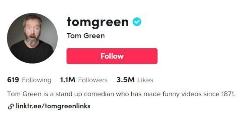 Tom Green TikTok